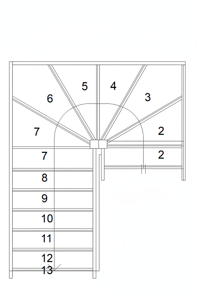 Staircase Elevation View