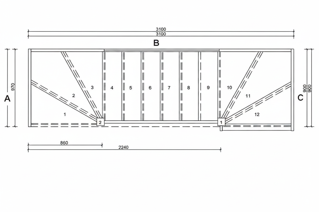 Staircase Plan View
