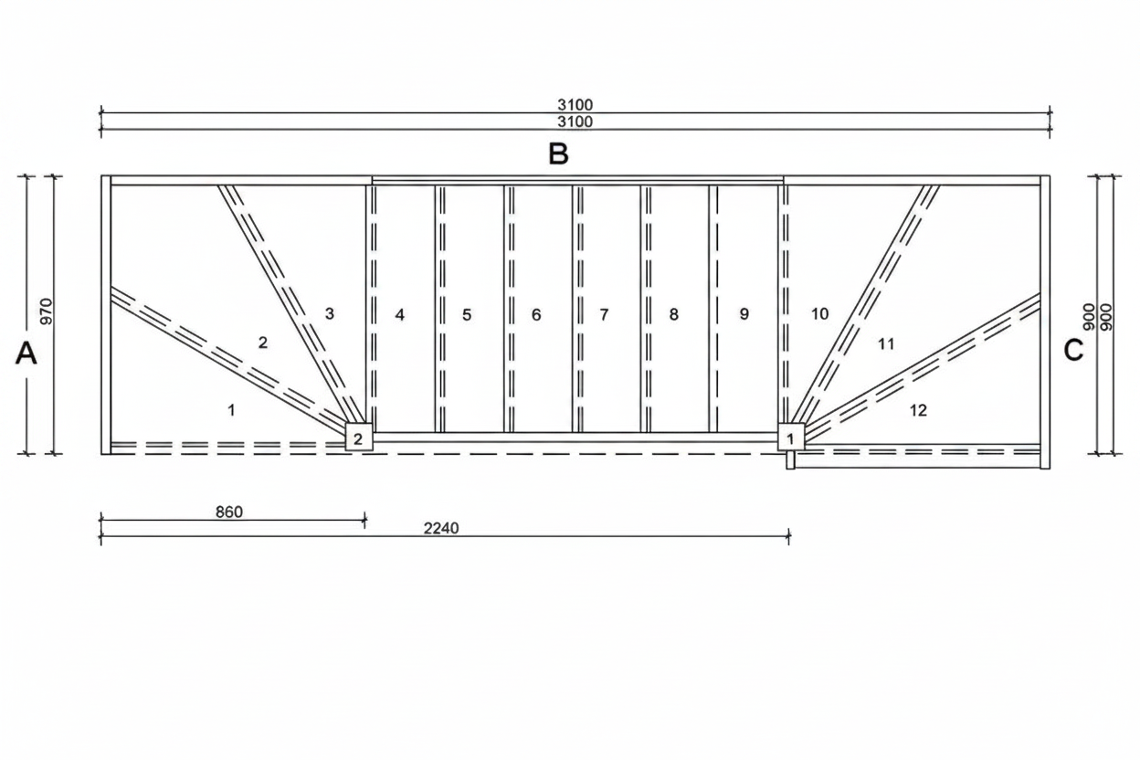 Staircase Plan View